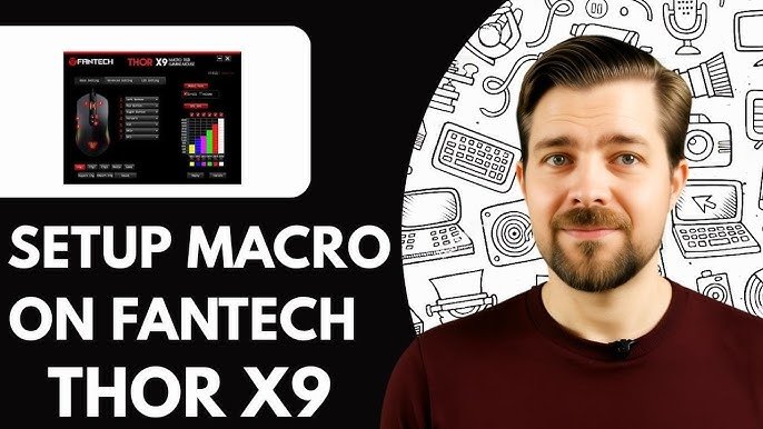 How To Setup Macro on Fantech Thor X9 2025